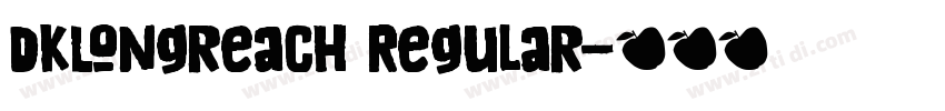 DKLongreach Regular字体转换